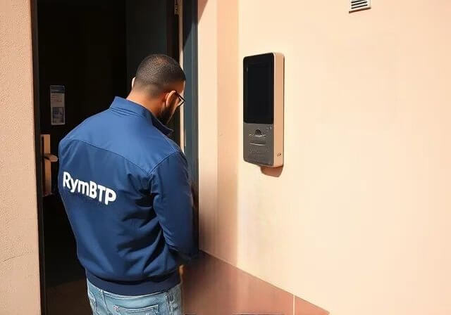 Système de contrôle d’accès biométrique installé à l’entrée d’une école à Casablanca