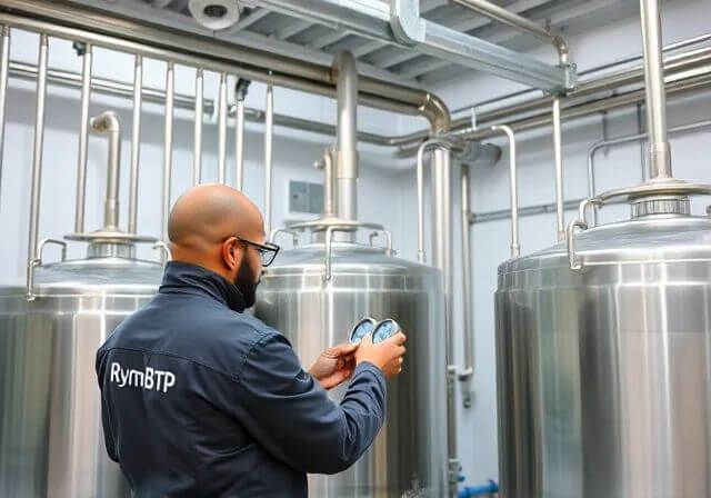 Installation de tuyauterie industrielle dans une unité de production à Mohammedia
